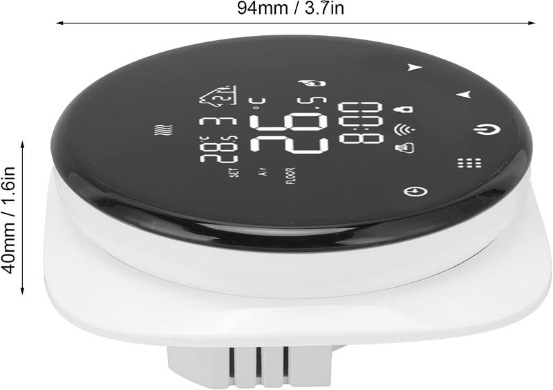 HEEPDD 16A Smart Thermostat, Programmable Temperature Controller for Home Heating, Enabled with Weekly Schedule and Mobile App Control for Electric Floor Heating Fireplace and - Image 5