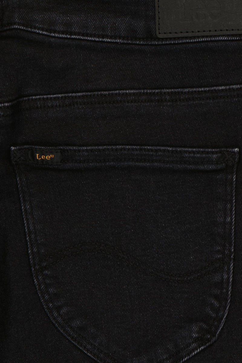 LEE Women Skinny Fit High Waist Plain Denim Jeans, Black - Image 5