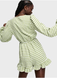 Miss Selfridge Tie Detail Playsuit  - Image 2