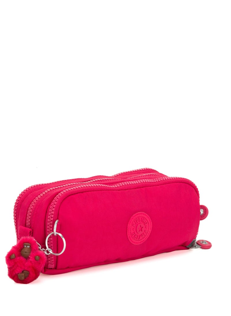 kipling Gitroy Kids School Pen case True Pink  - Image 4