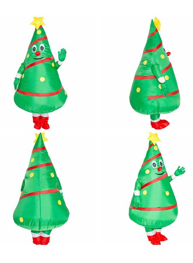 Chrismas Inflatable Costume Full Body Suit Green - Image 3