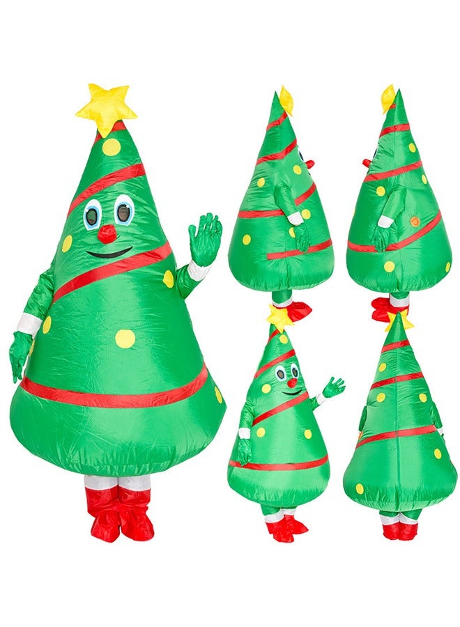 Chrismas Inflatable Costume Full Body Suit Green - Image 5