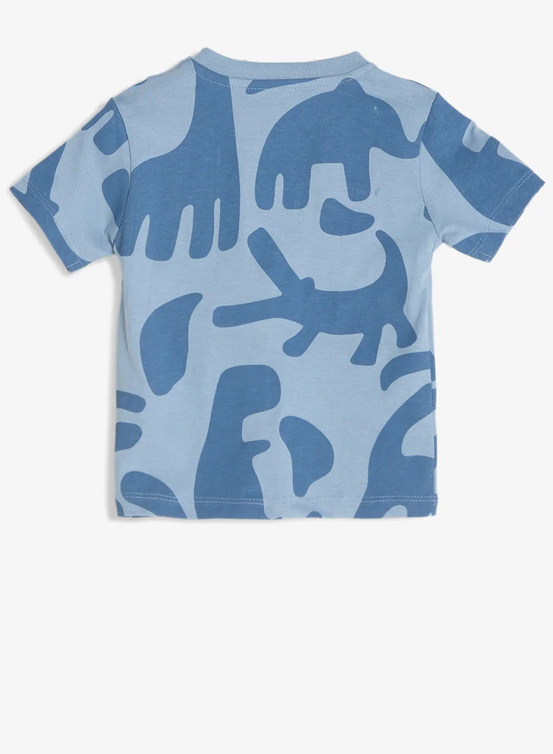 Ripples  Boys Regular Fit Tee & Shorts Set for Men | Best Price UAE