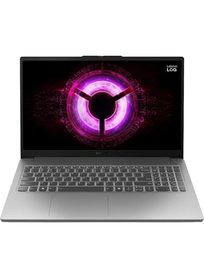 Lenovo LOQ 15 Gaming Laptop, AMD Ryzen 7 170, 16GB, 512GB SSD, 15.6 Inch 144 Hz FHD, NVIDIA GeForce RTX 4050 6GB,  Windows 11 Home, English Luna Grey - Image 1