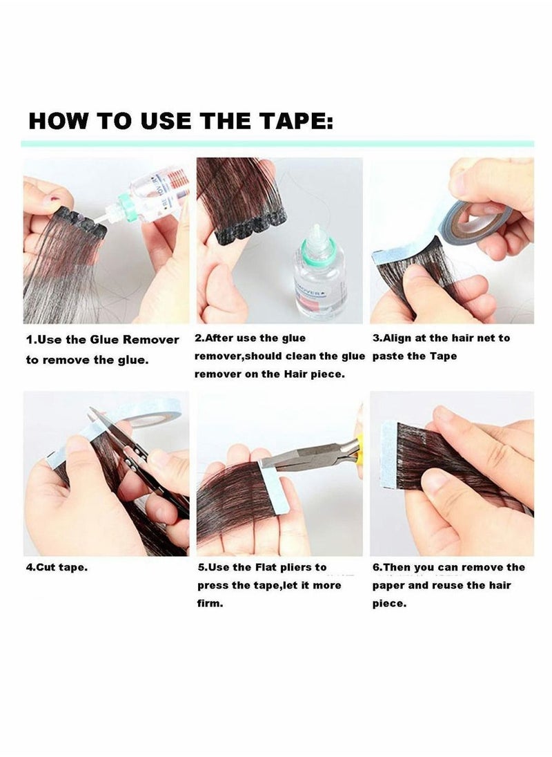 Y&D - Double Sided Tape Lace Front Support Waterproof for Wigs, Hair Pieces, Extensions, 2 Pcs - Image 1