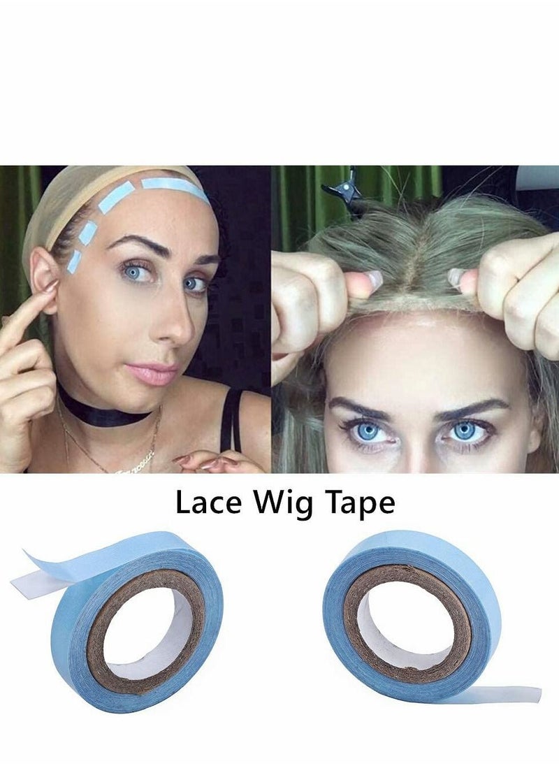 Y&D - Double Sided Tape Lace Front Support Waterproof for Wigs, Hair Pieces, Extensions, 2 Pcs - Image 1