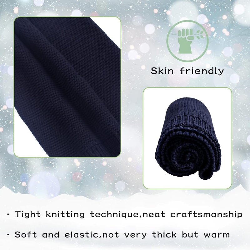 Peecabe Baby Boys Knitted Scarves Warm Toddler Girl Infinity Scarf Kids Soft Chunky Neck Warmer for Fall Winter - Image 3