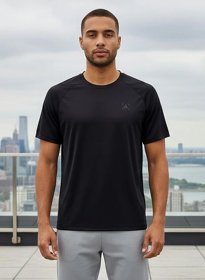 Splash Active Men 2 Way Stretch Performance T shirt