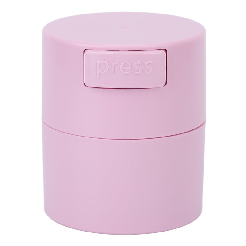 Eyelash Glue Storage Box Negative Pressure Large Capacity Lash Extension Adhesive Container Jar Pink - Image 1