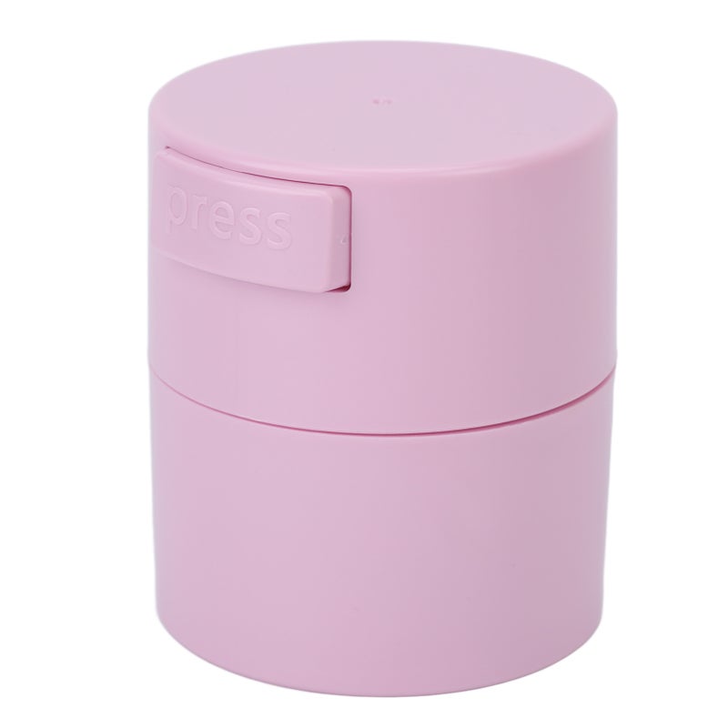 Eyelash Glue Storage Box Negative Pressure Large Capacity Lash Extension Adhesive Container Jar Pink - Image 3