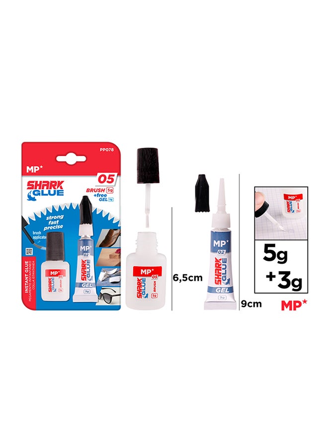 MP [PP078] غراء فوري مع فرشاة 5G + جل 3G