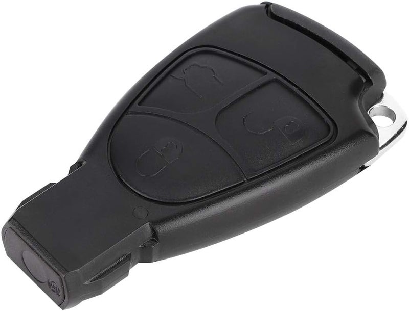 3 Button Car Remote Key Fob Shell Case with Blade, Black, Aftermarket Fit for - Durable ABS Material, Easy Replacement for Worn Keys, Compact and Convenient - Image 3