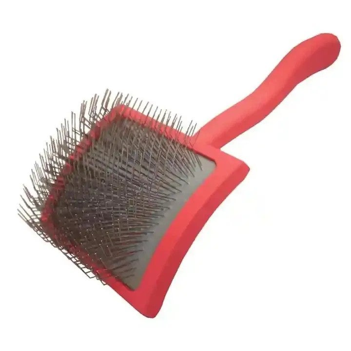 Y&D New Pet Grooming Brush for Dogs & Cats - Wooden Handle Slicker Brush with 2.5cm Long Needles - Image 5