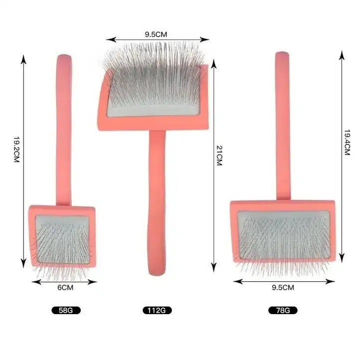 Y&D New Pet Grooming Brush for Dogs & Cats - Wooden Handle Slicker Brush with 2.5cm Long Needles - Image 3