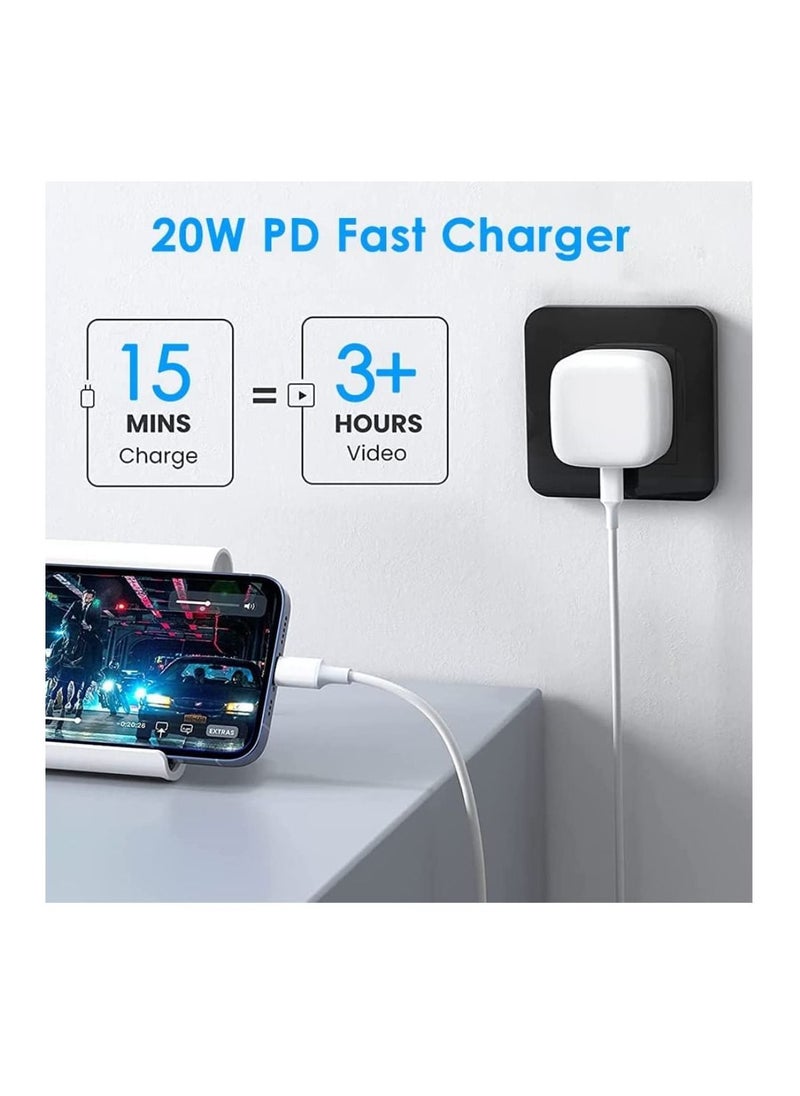 Generic - Iphone 13 Pro Max Charger With Usb-C Port 20W White - Image 1