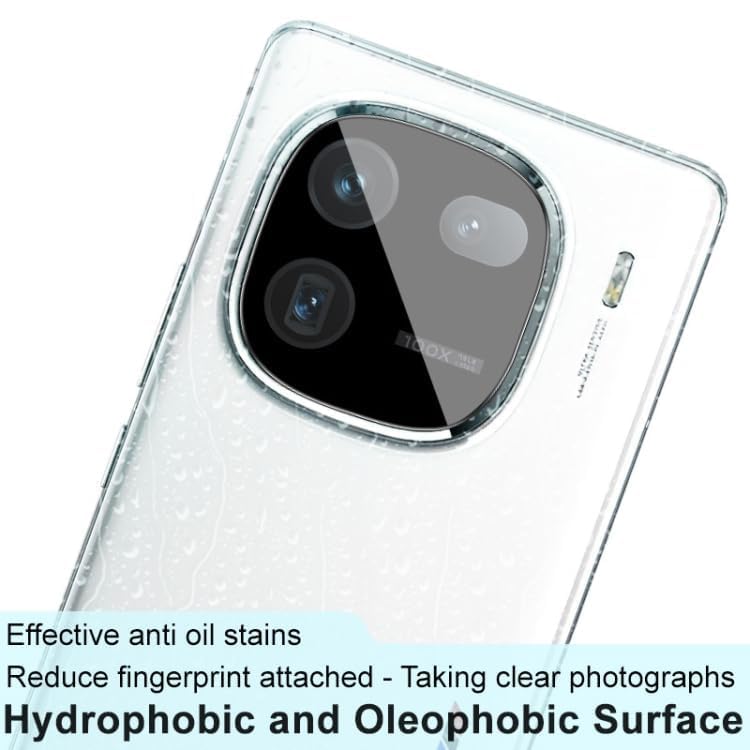 FabeKee Glass Camera Lens Protector ForiQOO Z9s Pro 5G [9H Hardness] [6D Lens Protector ] [Easy Installation] Black - Image 3