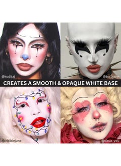 mehron Makeup Setting Powder | Loose Powder Makeup | Loose Setting Powder Makeup Perfect for Halloween 1 oz (28 g) (Ultra White)  - Image 5