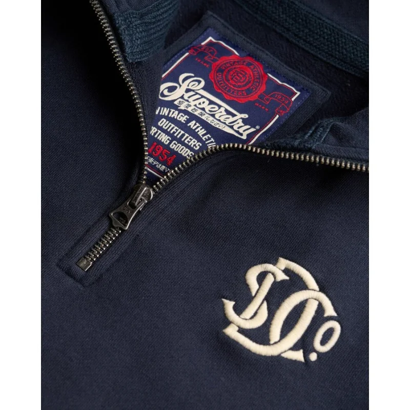 Superdry Athletic Sd Co Half Zip Sweatshirt