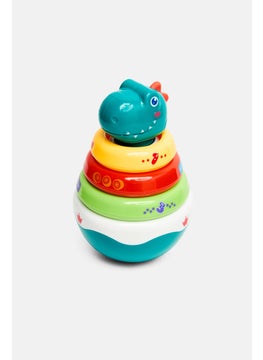 Preschool Fun Unicorn Stacking Roly Poly 3 in 1 Baby Rattle Toy  - Image 5