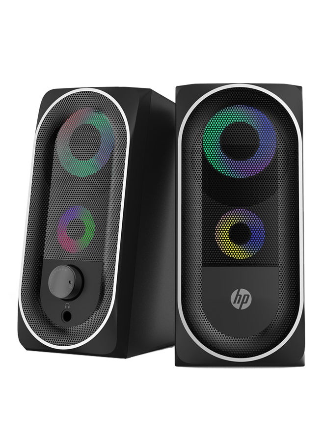 HP DHE -6001 Wired Multimedia Speakers -6972431710626 Black - Image 4