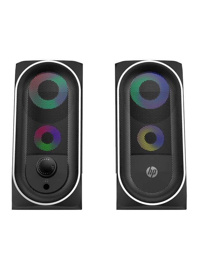 HP DHE -6001 Wired Multimedia Speakers -6972431710626 Black - Image 2