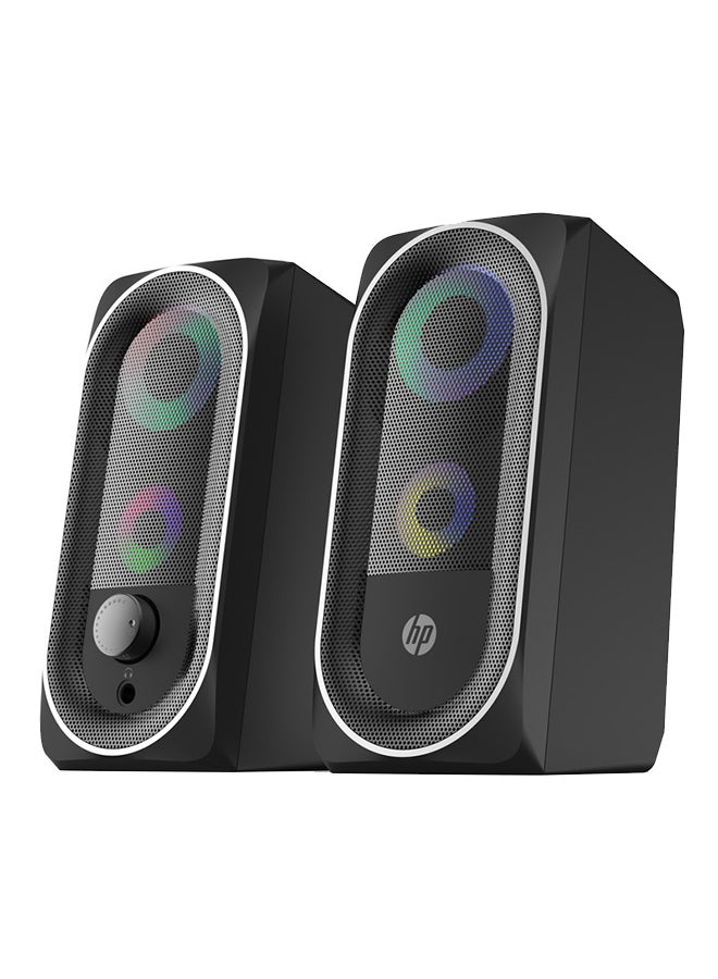 HP DHE -6001 Wired Multimedia Speakers -6972431710626 Black - Image 5