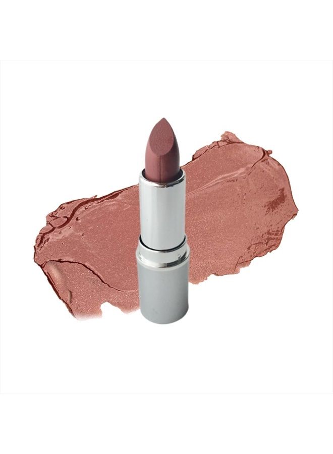 Honeybee Gardens Truly Natural Long Lasting Lipstick, Paradise (slight shimmer light pink, peach & mauve undertones) Naturally Hydrating - Vegan, Gluten Free & Cruelty Free, 0.13 oz / 3.8 g - Image 1