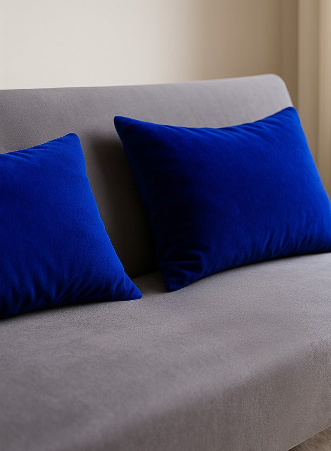 باك كومفرت ديو الراحة | صوفا مريحة رمادية + 2 كوشن كحلي50x30 سم - Image 2