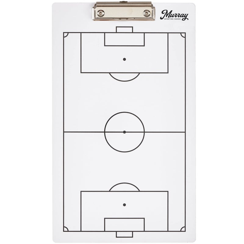 Murray Sporting Goods Dry Erase Coaches Clipboard | Double-Sided Dry Erase White Board (Soccer) - Image 3