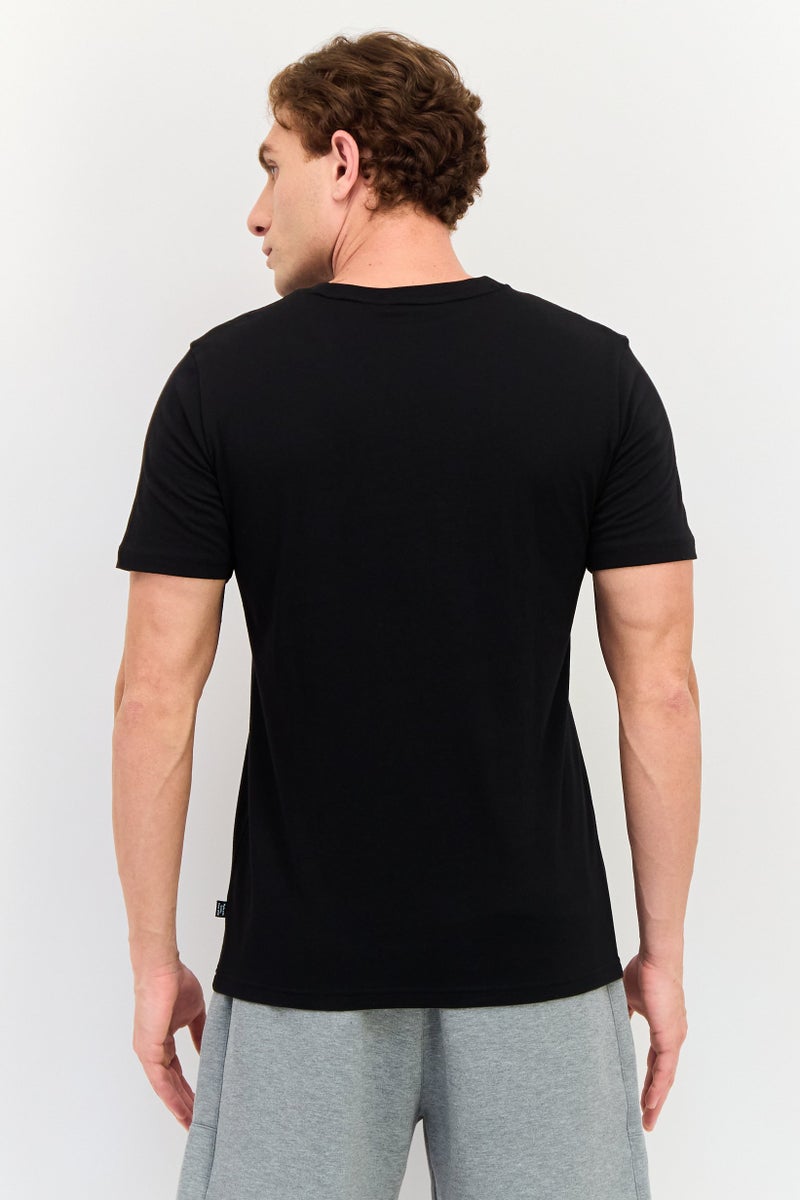 PUMA Men Sportswear Fit Short Sleeves Outdoor T-Shirt, Black - Image 3