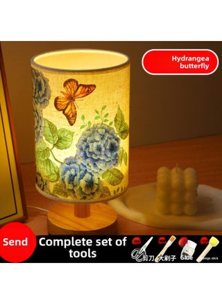 Butterfly Embossed Dried Flower Table Lamp Handmade DIY Material Bag National Day Group Building Salon Activity Night Light-Color:Hydrangea Butterfly (full Material Package) - pzsku/ZFD87B4B120B4205D87BDZ/45/1745500293/fe0c97aa-7a32-4ceb-8ff4-c00b8ed83d0a