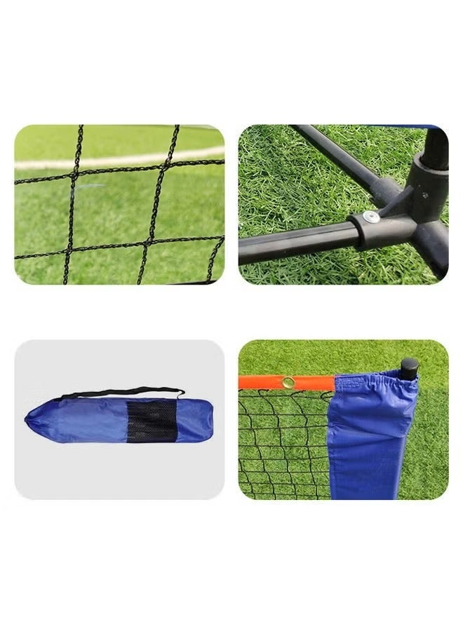 والالا مجموعة شبكة كرة الريشة للتنس مع إطار حامل وحقيبة حمل قابلة للحمل بارتفاع قابل للتعديل في الهواء الطلق - Image 4