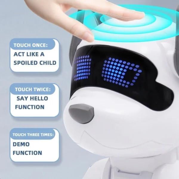 RAZZES Smart Robot Dog Toy for Kids – Interactive Programmable Puppy with Remote Control, Sounds & Tricks – Fun Gift for Boys & Girls (Ages 5-12) - Image 3