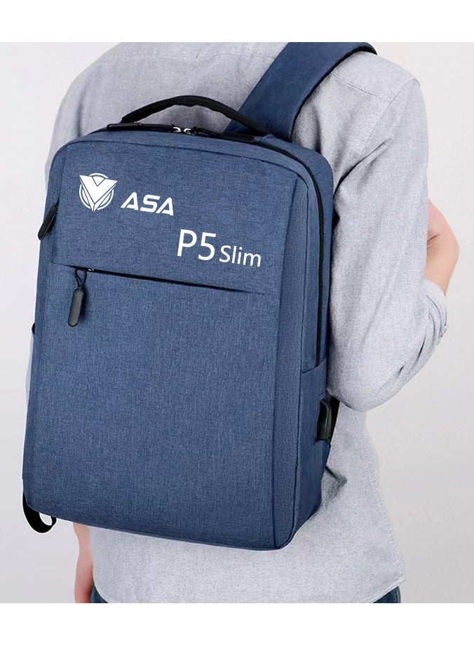 ASA Carrying Case For PS5 Slim Edition Console, Backpack Storage Bag Protection For PS5 Slim, Controllers, Base and Accessories, Shockproof, Waterproof and Scratchproof  - Image 3