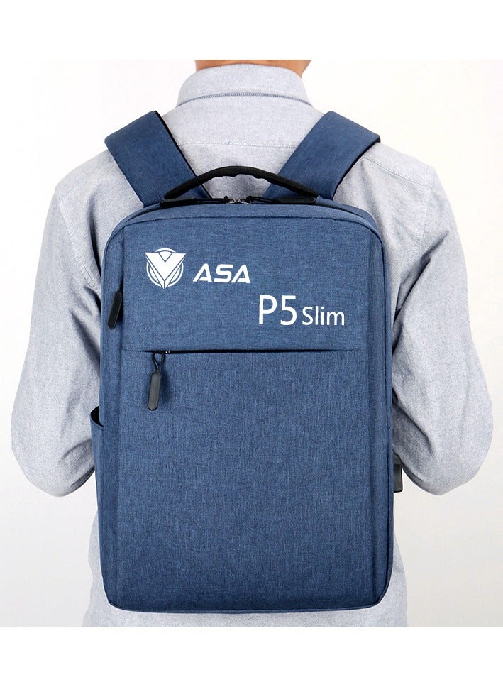 ASA Carrying Case For PS5 Slim Edition Console, Backpack Storage Bag Protection For PS5 Slim, Controllers, Base and Accessories, Shockproof, Waterproof and Scratchproof  - Image 2
