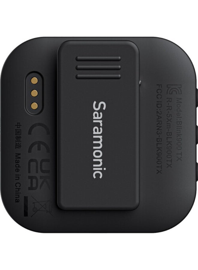 Saramonic Blink 900 B2 2-Person Digital Camera-Mount Wireless Omni Lavalier Microphone System (2.4 GHz, Black) - Image 3