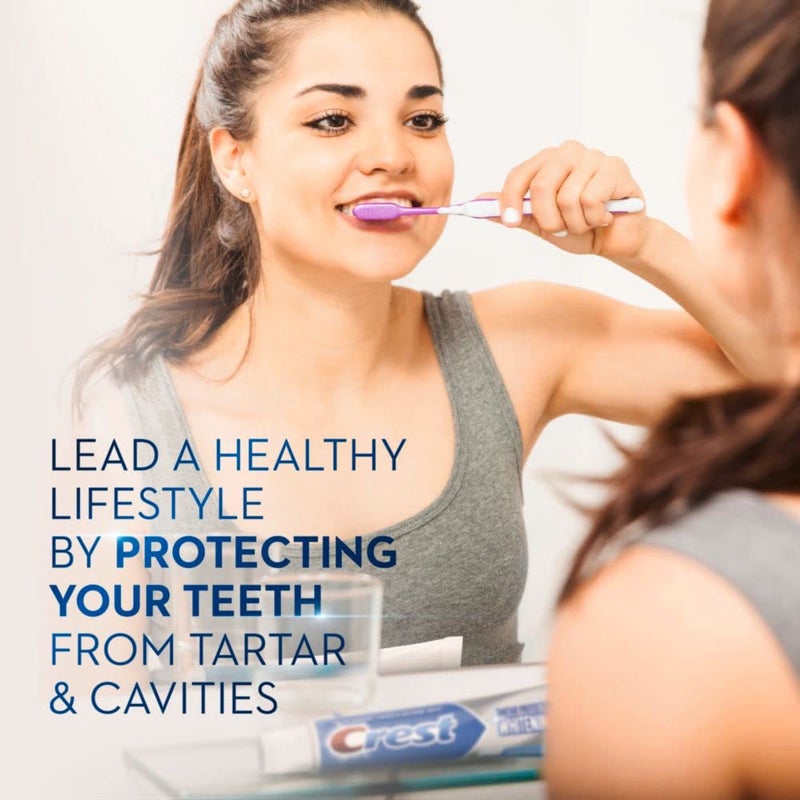 Crest Tartar Protection Whitening Cool Mint Flavor Toothpaste 8.2 Oz (Pack of 4) - Image 5