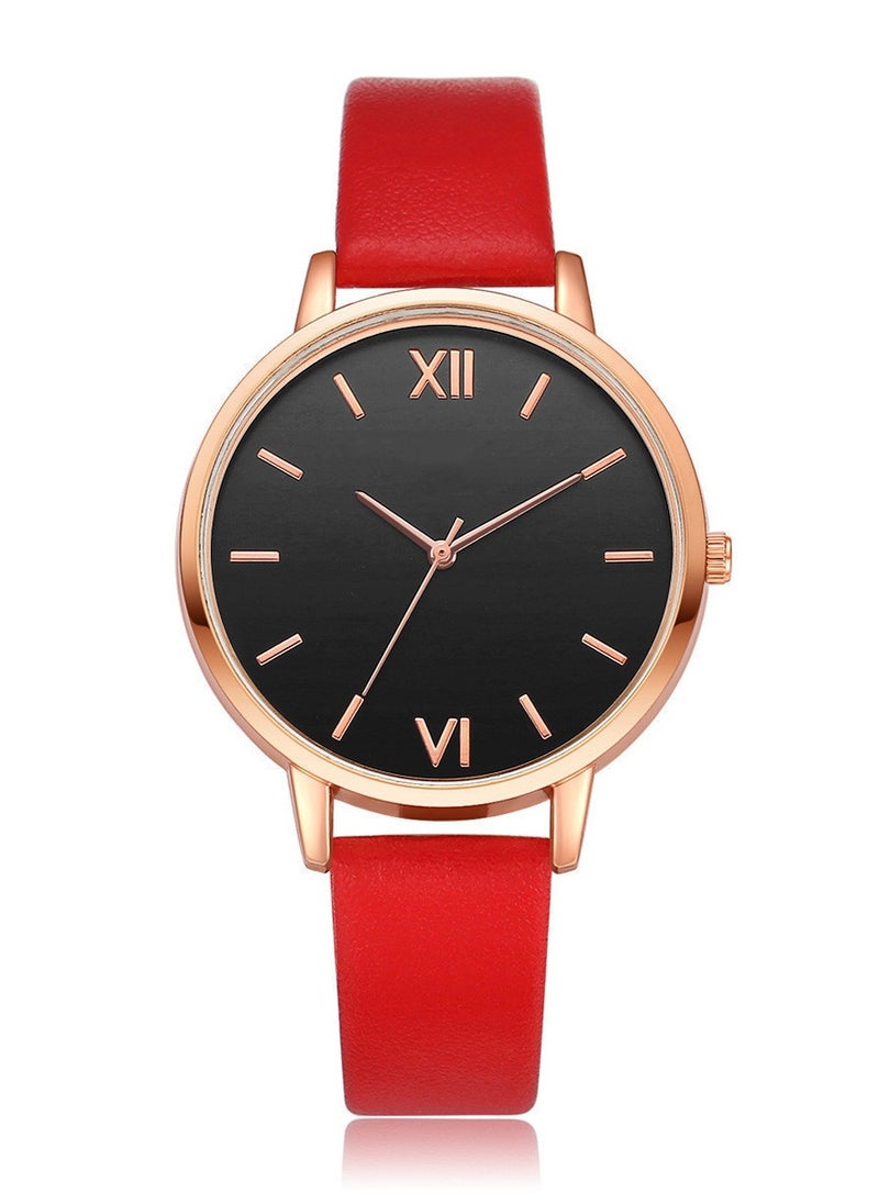 Generic - 5PCS Stylish Beautiful Ladies Watch Bracelet Charming and Elegant Holiday Gift Women's Watch Set Women's Bangle Watch and Bracelet Set - Image 1