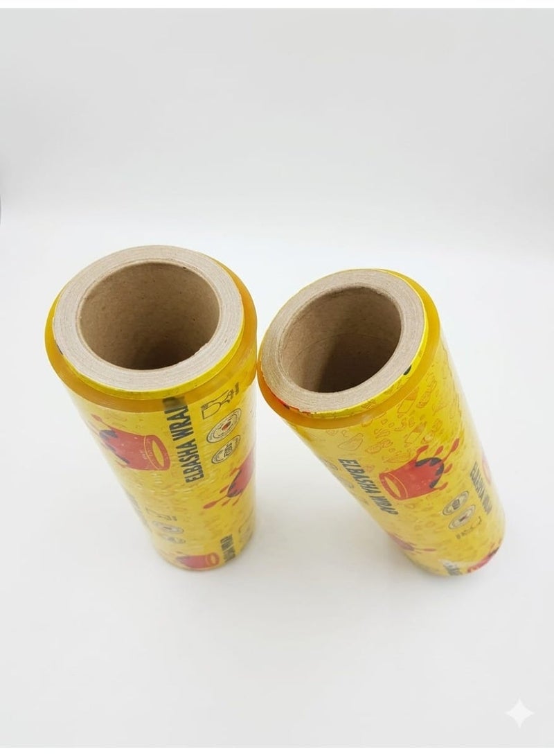 El Basha Food Grade Stretch Wrap 30cm – 4kg Carton | 2 Stretch Rolls for Food Storage & Freezing - Image 5