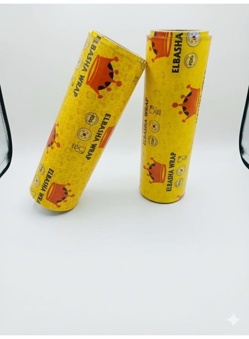El Basha Food Grade Stretch Wrap 30cm – 4kg Carton | 2 Stretch Rolls for Food Storage & Freezing - Image 3