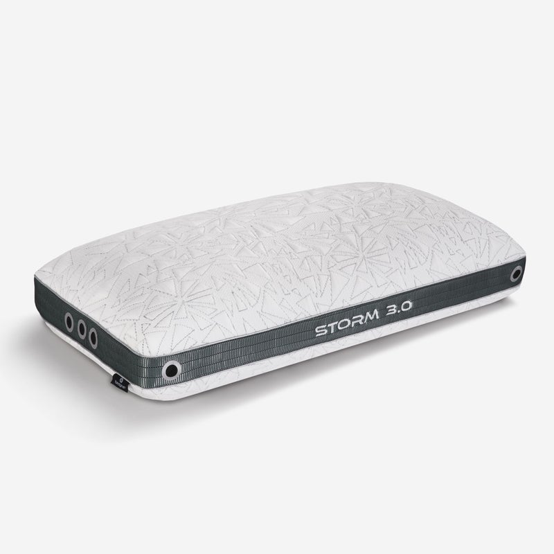 Bedgear Storm Performance Pillow 30 Cooling Bed Pillow for Hot Sleepers Medium Firm Support for All Sleep Positions DualSided Comfort Breathable AirX Mesh Washable VerTex Cover 20 x 26
