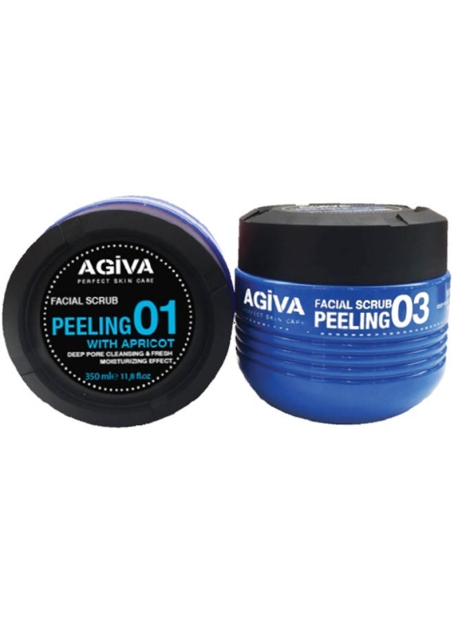 Agiva Facial Scrub Peeling 01 with Apricot Extract, 350ml