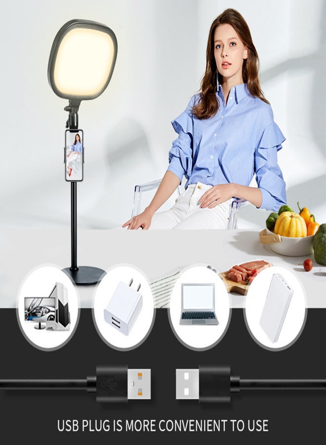 LED Live Streaming Fill Light Video Conferencing Light Selfie Photography Soft Light - Image 4