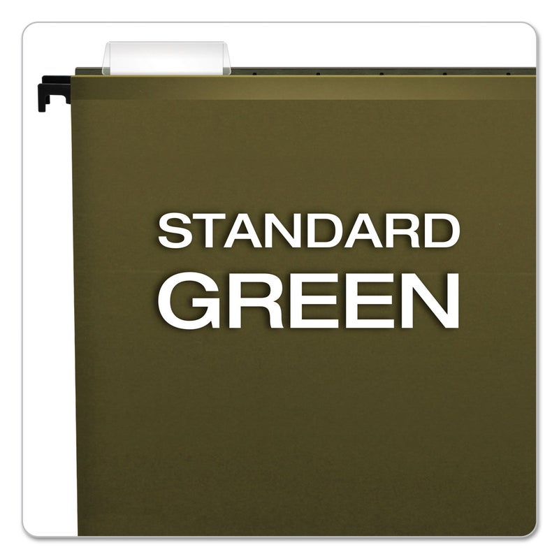 Pendaflex SureHook Reinforced Hanging Folders, Letter Size, Standard Green, 20 per Box (8-1/2 x 11) - Image 5