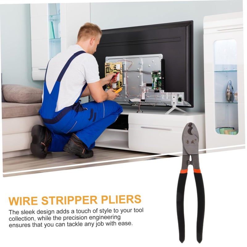 Professional Electric Wire Stripper And Cutter Tool Lightweight Multi Function Cable Pliers With Ergonomic Handle - Image 4