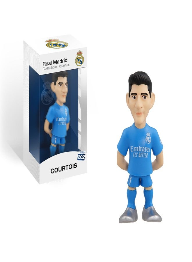 مينيكس مجسم كورتوا من مينيكس، رقم الموديل MN18369، لاعب ريال مدريد، مجسم قابل للجمع بطول 12 سم للعرض، فكرة هدية رائعة للأطفال والكبار، ومحبي كرة القدم. - Image 1