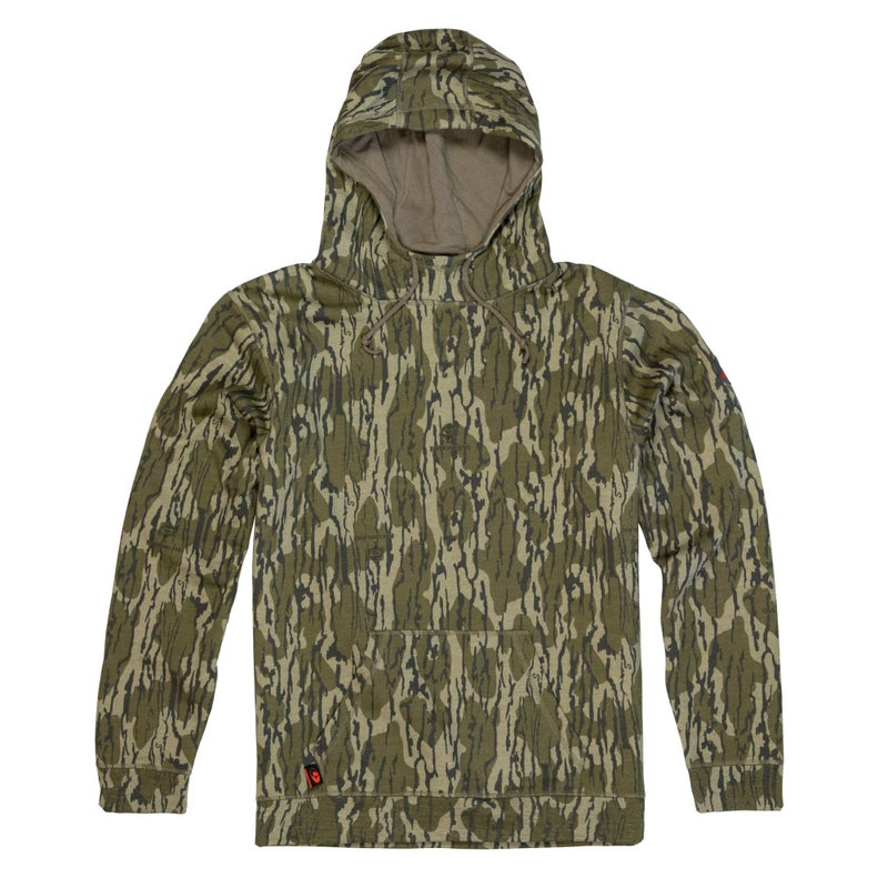 Mossy Oak Camo Men Hunting Hoodies Vintage Original Bottomland XXLarge