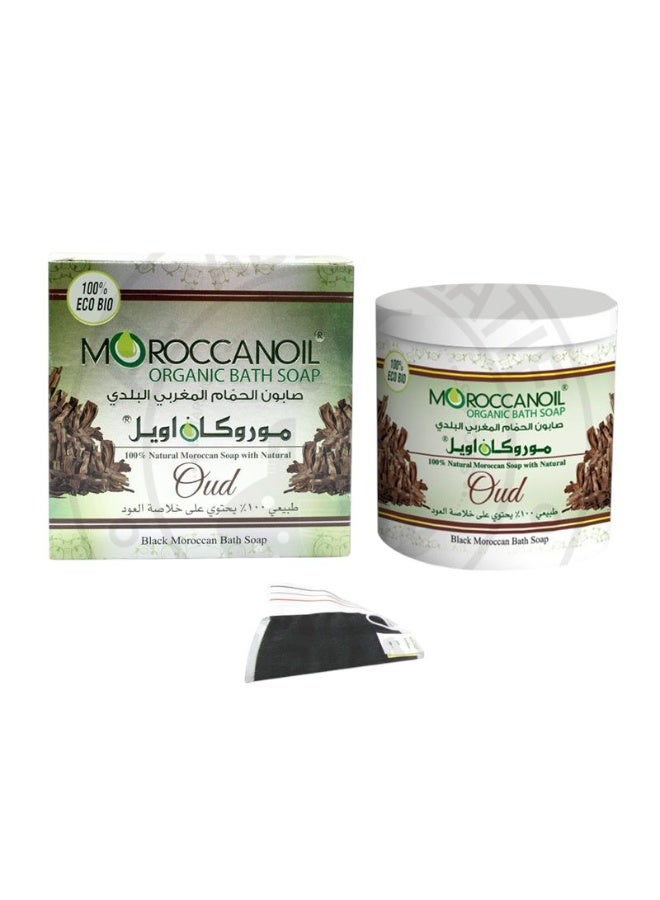 موروكان أويل صابون حمام عضوي مغربي بالعود 250 جرام