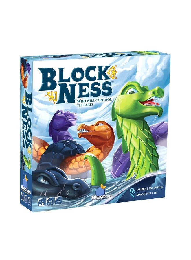 blue orange Tabletop Strategy Game, for Kids Teens Family Adults, 2 to 4 Players, Ages 8+, BlockNess by Blue Orange Games - Image 1