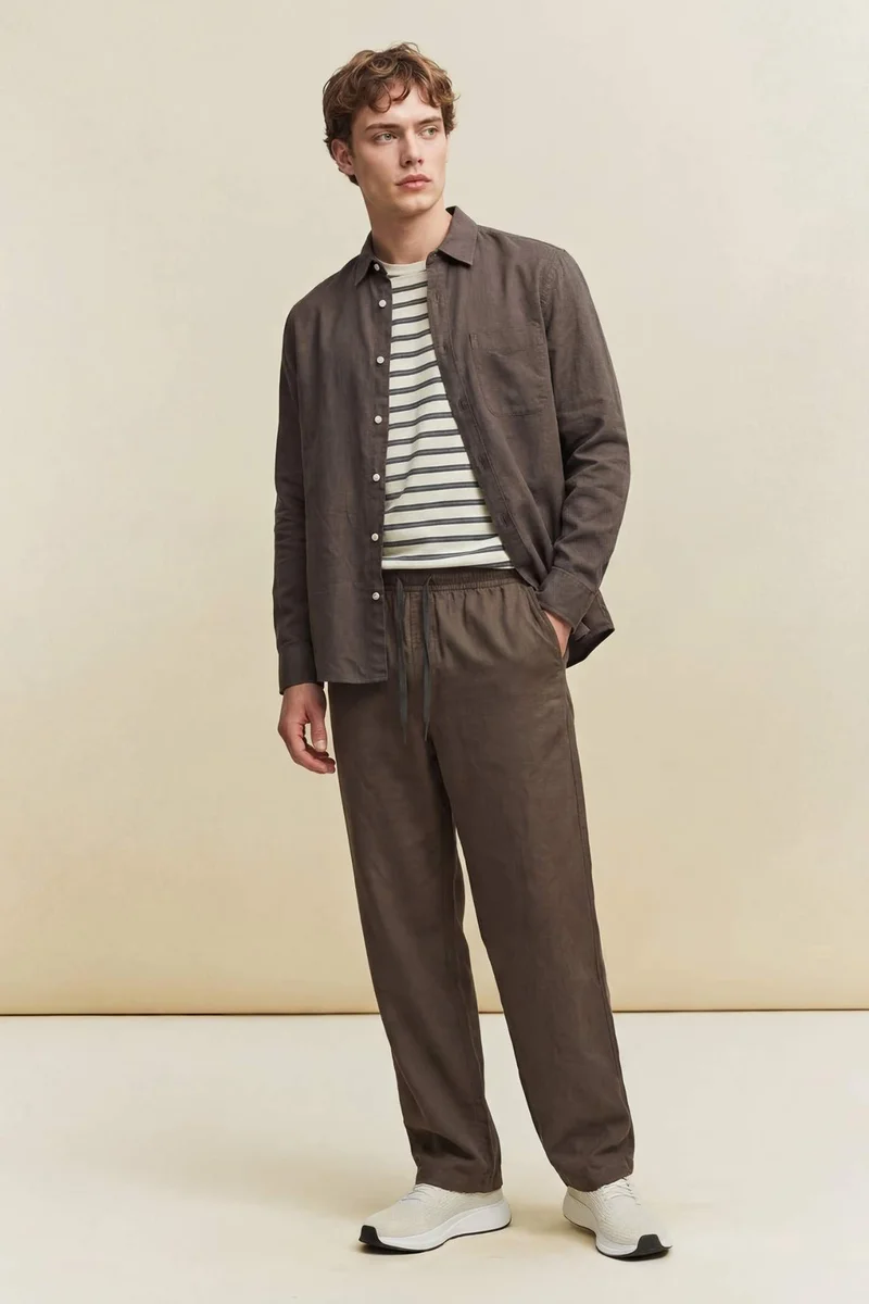 DeFacto 100% Linen Shirt